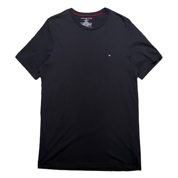 TOMMY HILFIGER 크루넥 반팔 티셔츠 블랙 M