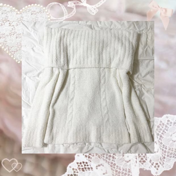 리즈리사 오프숄더 히메갸루 라떼갸루 큐롯 아가일 왕리본 딸초 핀터깔