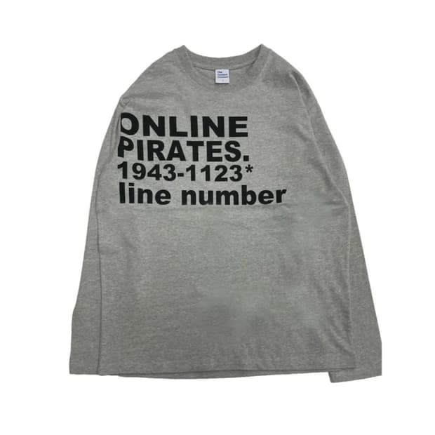 더콜디스트모먼트 online long sleeve Grey
