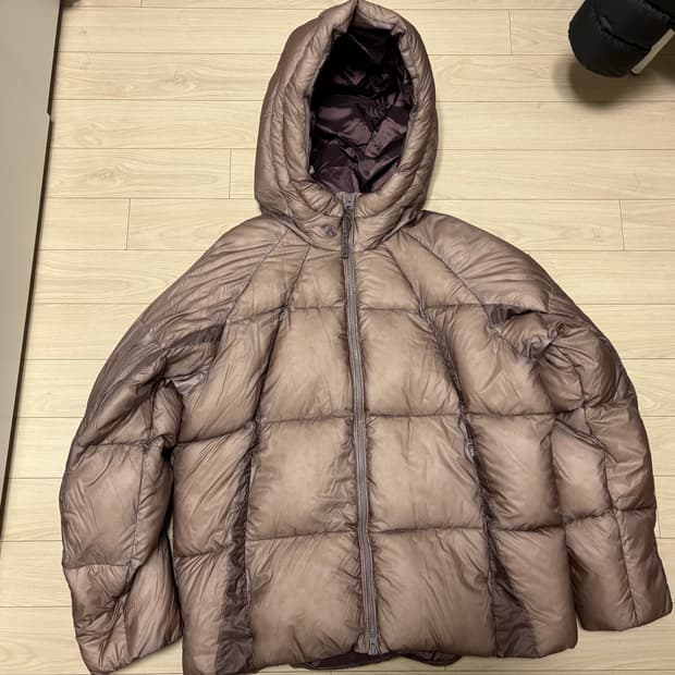 산산기어 SHADE PUFFER JACKET ASH PINK 2사이즈