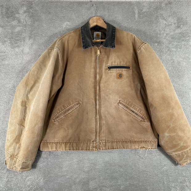 칼하트 J97 디트로이트 자켓 브라운