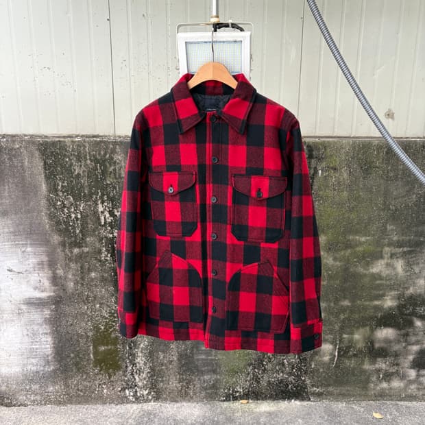 글로벌워크 버팔러 타탄 체크 헌팅자켓