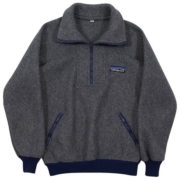 1980s USA 파타고니아 하프집업 파일 플리스 자켓 데카태그 빈티지