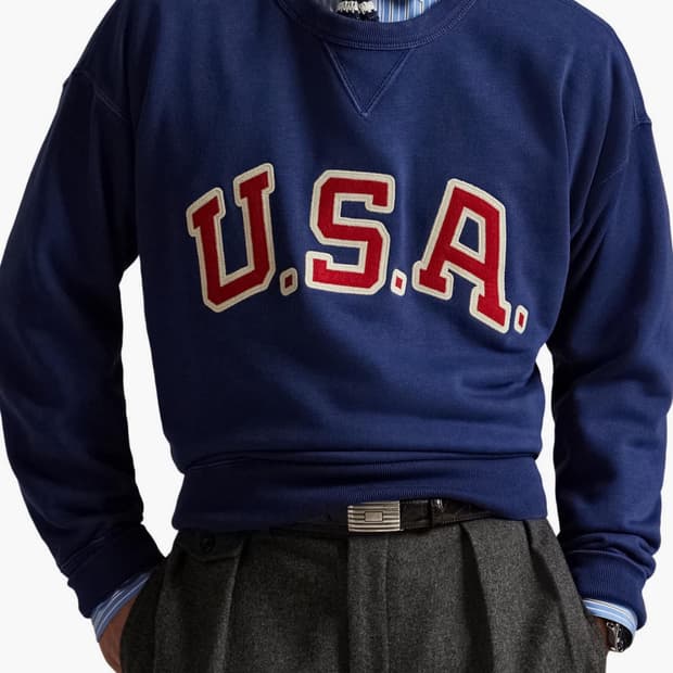 폴로 랄프로렌 USA 맨투맨 네이비 사이즈 스몰 새상품 정품