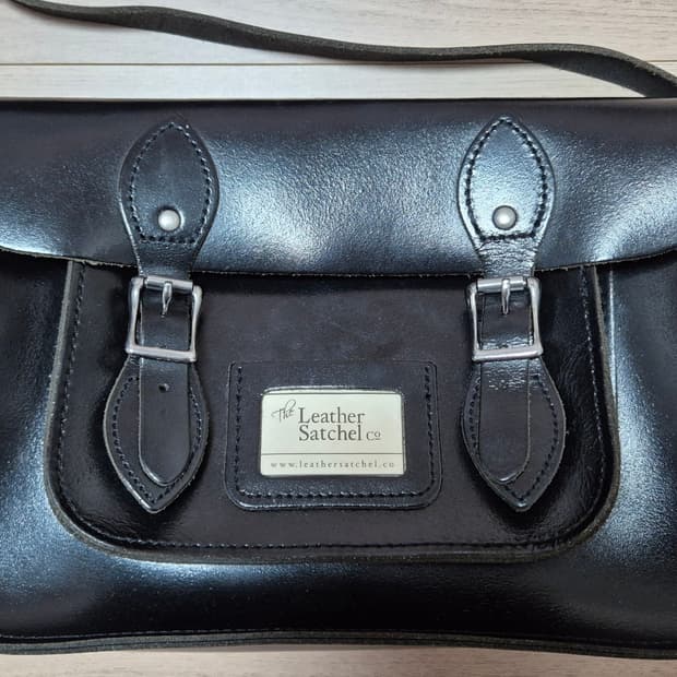 [The Leather Satchel] 더 레더 사첼백 블랙