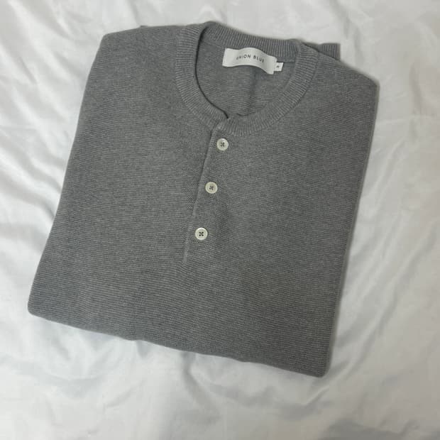 유니온블루 하드트위스트 헨리넥 M 판매