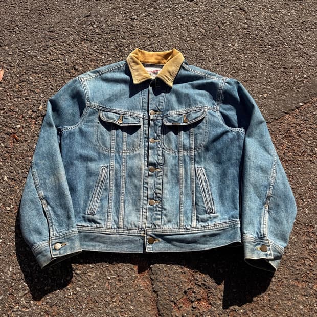 90S 리 스톰라이더 블랭킷 데님 자켓