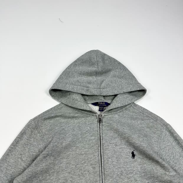 폴로 랄프로렌 포니 걸즈 그레이 후드집업 (실측 XS 여성추천)