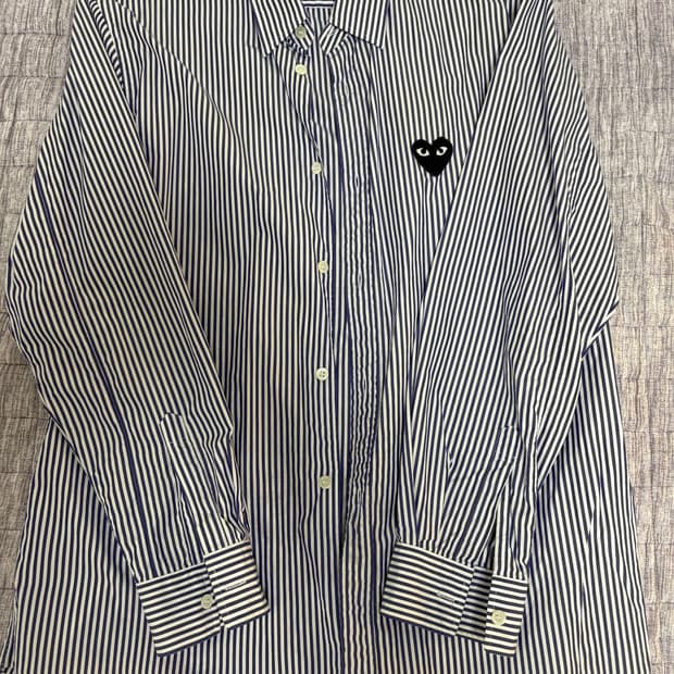 꼼데가르송 스프라이프 셔츠 