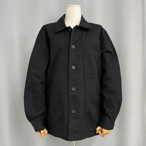 무신사스탠다드 블랙 사틴 초어 자켓/#3598