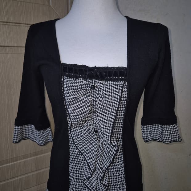 로걀 오네걀 긱시크 블라우스