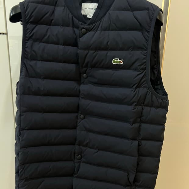 라코스테 구스다운 패딩조끼 105-107 새상품급