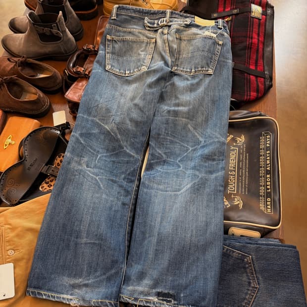 SOMET 일본생산 신치백 데님 실측 34