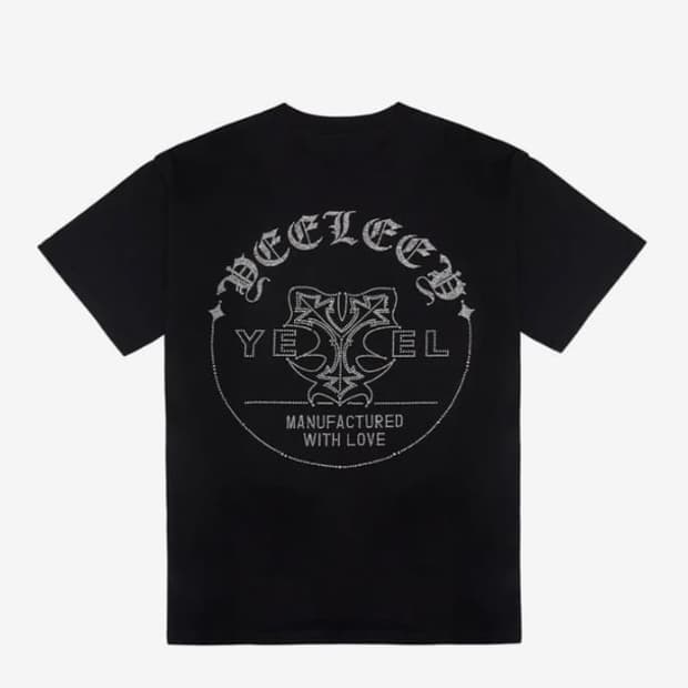 YEEL(CUBIC LOGO OVERSIZED T-SHIRT BLACK)