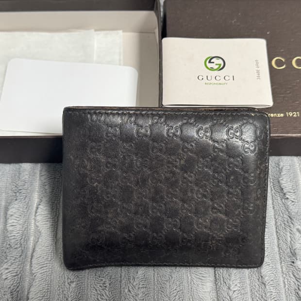 구찌 마이크로시마 반지갑