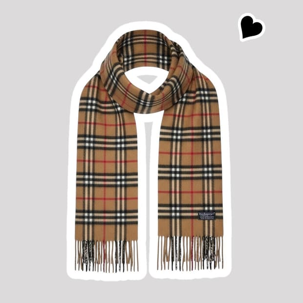 버버리 노바체크 렘스울 머플러