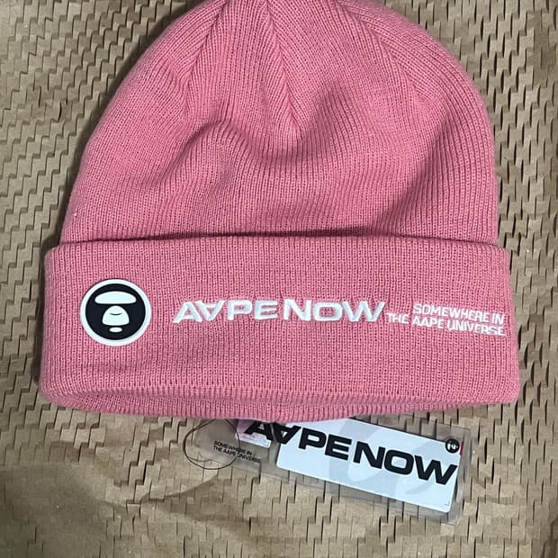 에이프 핑크비니 택있는 새제품