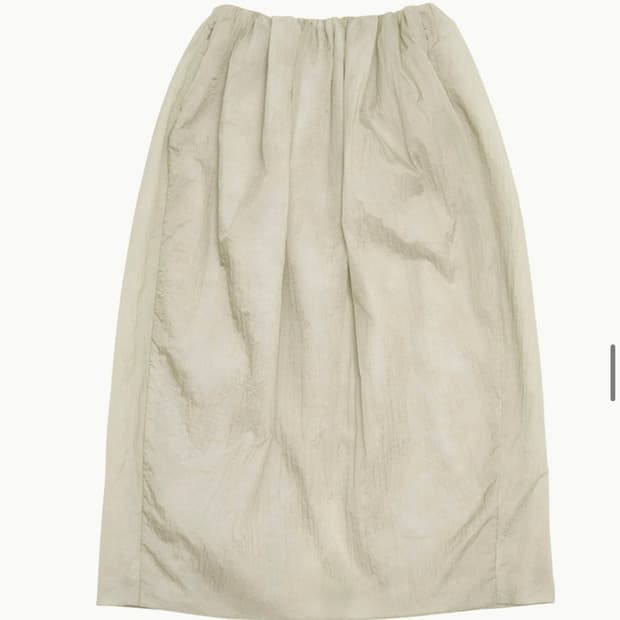 아모멘토 스커트 SHEER PADDED ROUND SKIRT