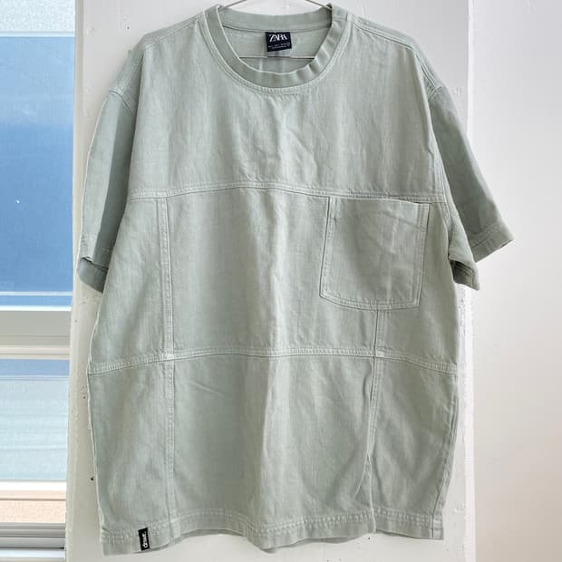 (L) 자라 ZARA 반팔 티셔츠