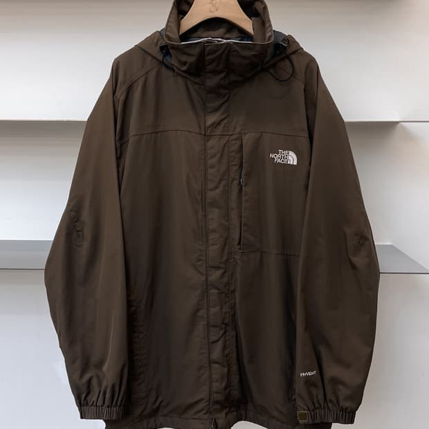 노스페이스 하이벤트 브라운 아웃도어 자켓