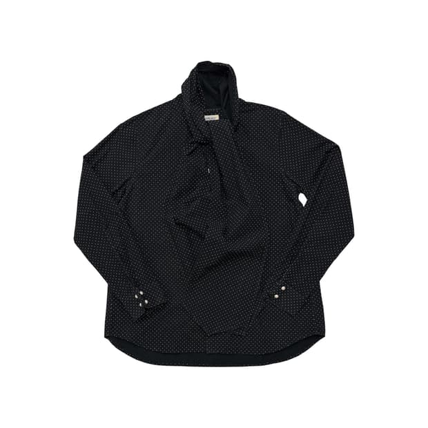 Beams Boy dot tie shirt