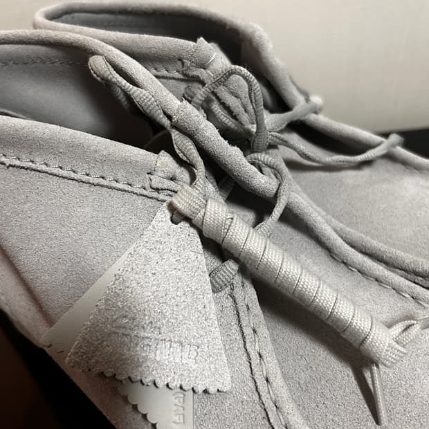 (새상품) PAF x Clarks 왈라비 그레이블루 [UK 10.5]