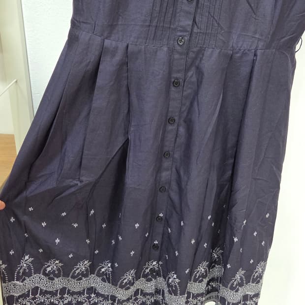 BCBG 면원피스 자수롱원피스