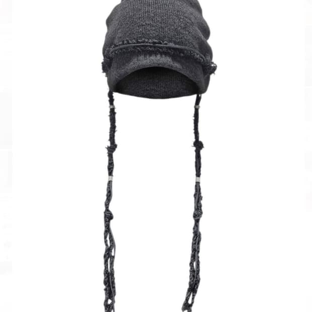 Jungdo KNIT BRAID BEANIE CHARCOAL