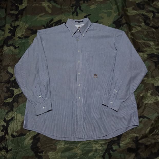 90s Vintage Tommy Hilfiger Dress Shirt