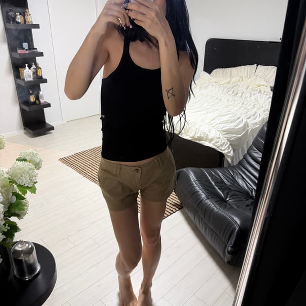 베이지 쇼츠 새상품