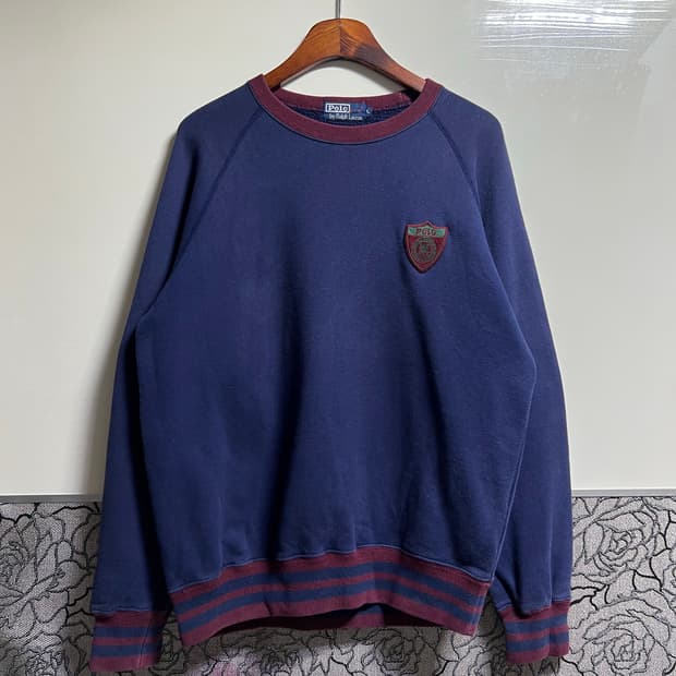 폴로 랄프로렌 네이비 맨투맨 티셔츠