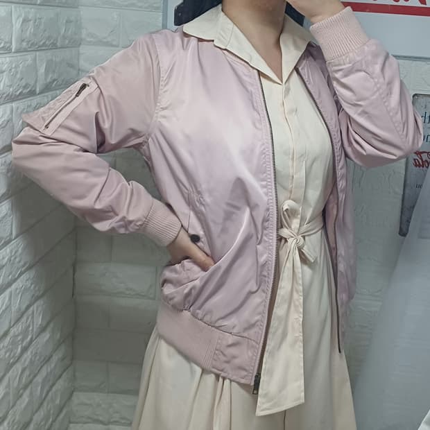 핑크 항공점퍼(ma-1)