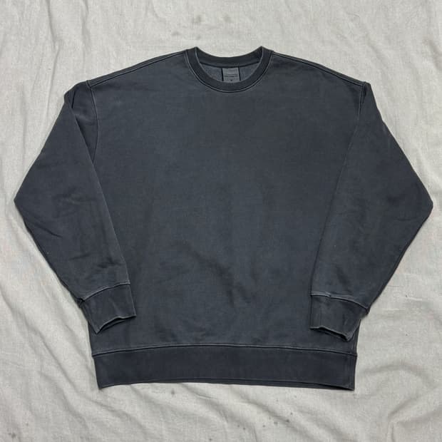 소버먼트 피그먼트 차콜 맨투맨 XL