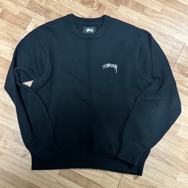 스투시 케어 라벨 스웨터 M