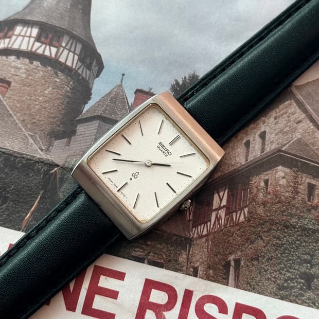 세이코 Seiko 쿼츠 스퀘어