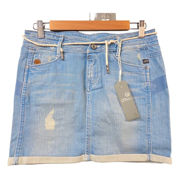 G-STAR 로우 데님 미니스커트(26)