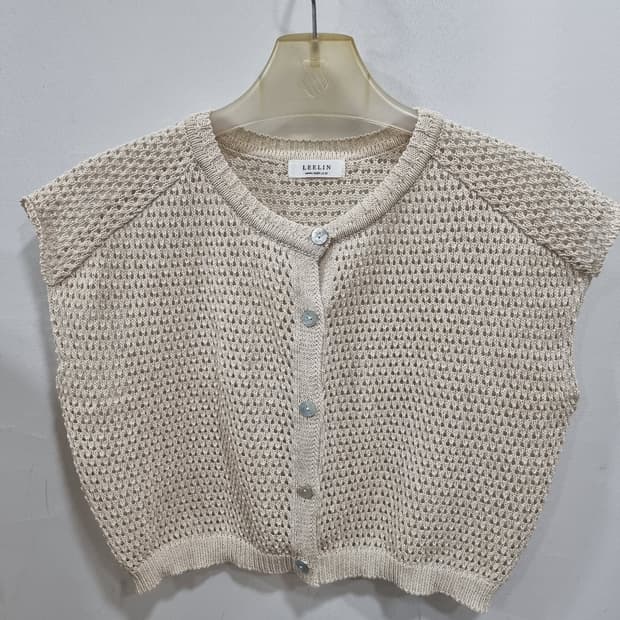 LEELIN 크로셰 가디건 (D322