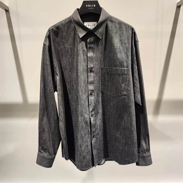 솔리드옴므 25SS 라이트 데님 셔츠 50