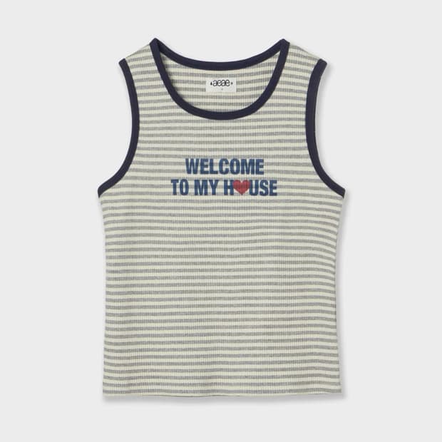 WELCOME TO MY HOUSE SLEEVELESS [MELANGE 