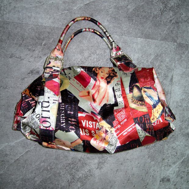 Retro Printed Bag