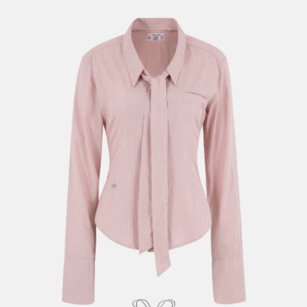 클라우드이모션 가십걸 셔츠 핑크