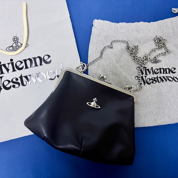 비비안웨스트우드 Vivienne Westwood 레더복조리 미니 크로스백