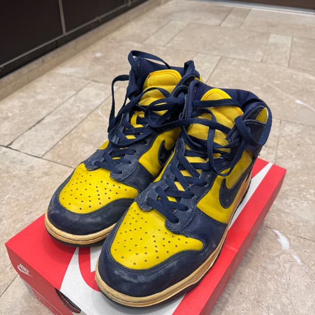나이키 덩크 하이 미시간 비펠라 커스텀
