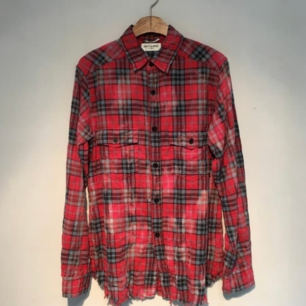 (우주매물) Saint laurent 16ss 생로랑 에디컬랙션 셔츠 M
