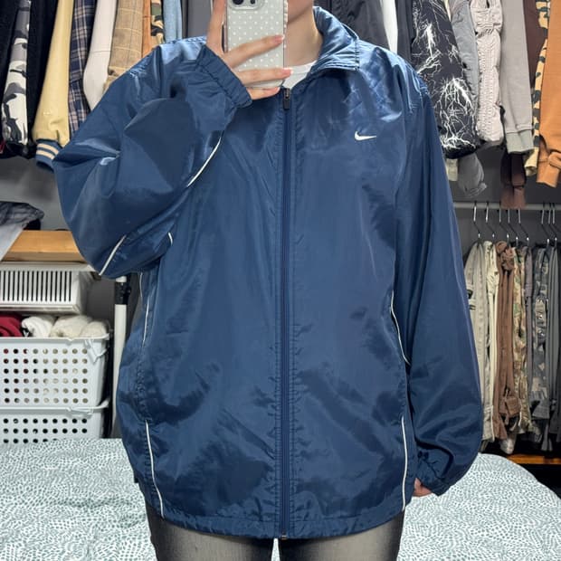 나이키 올드스쿨 빈티지 스우시 바람막이 자켓