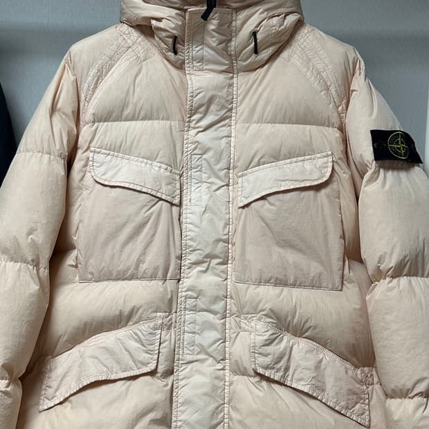 스톤아일랜드 크링클랩스 롱패딩 22fw L(105)