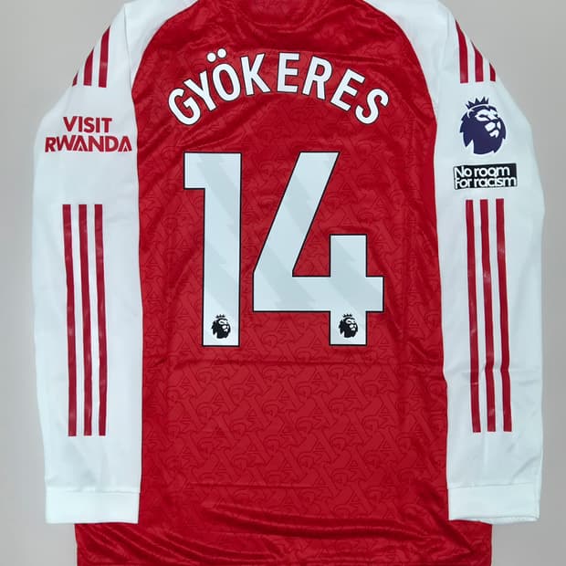 25 26 아스날 홈 요케레스 긴팔 유니폼 XL사이즈