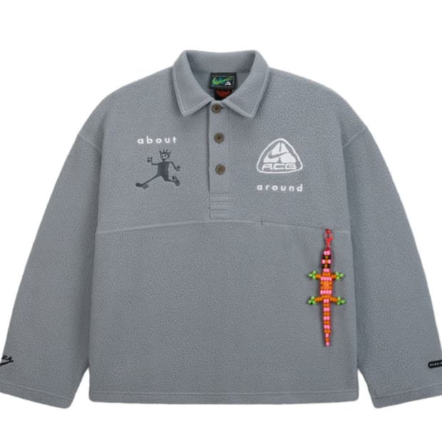 나이키 acg cpfm 폴로 그레이