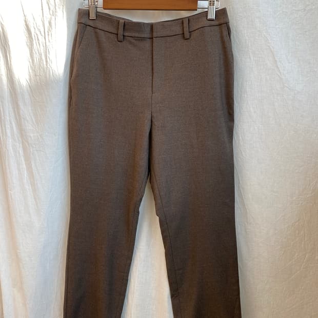 UNIQLO HEATTECH 브라운 슬랙스팬츠(27)