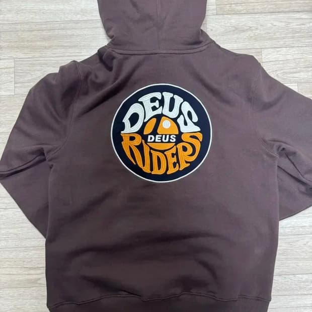 데우스 후디 라지사이즈 브라운 L 